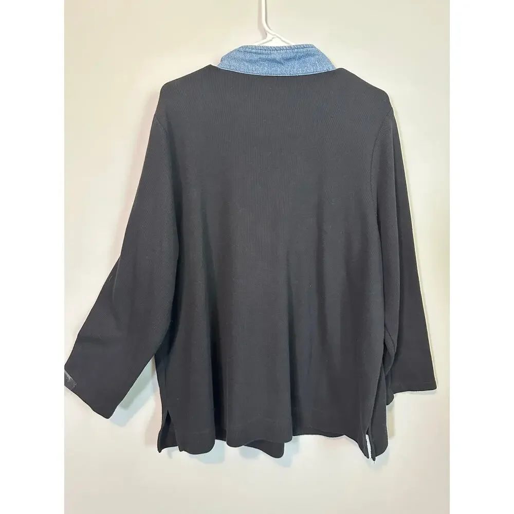 White Stag black pullover